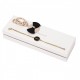 Parure Beaubourg Black (porte-clefs & bracelet)