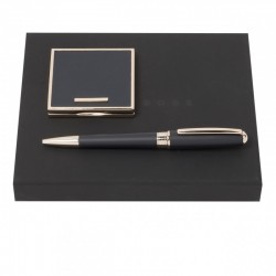 Parure Essential Lady Dark Blue (stylo bille & miroir)