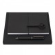 Parure HUGO BOSS Black (stylo bille, carnet A5 & porte-clefs)