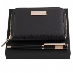 Parure HUGO BOSS (stylo bille & couverture de carnet)