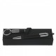 Parure Pure Black (stylo bille & porte-clefs)