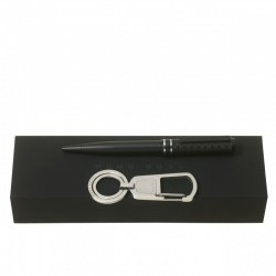 Parure HUGO BOSS (stylo bille & porte-clefs)