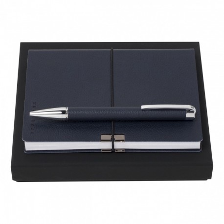 Parure Storyline Dark Blue (stylo bille & carnet A6)