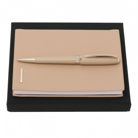 Parure Essential Lady Nude (stylo bille & carnet A6)