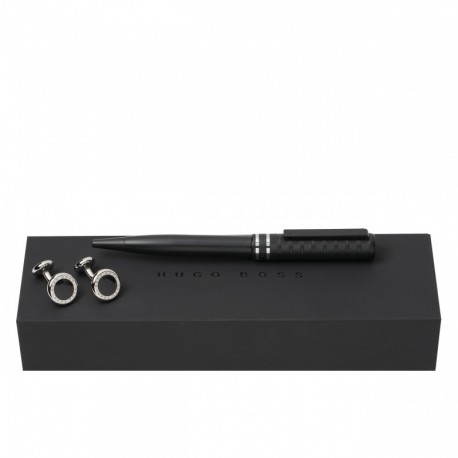 Parure HUGO BOSS (stylo bille & boutons de manchette)