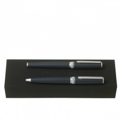 Parure Gear Blue (stylo bille & stylo plume)