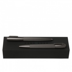 Parure Pure Matte Dark Chrome (stylo bille & stylo roller)