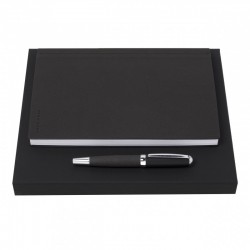 Parure Advance Fabric Dark Grey (stylo plume & carnet A5)