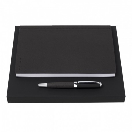 Parure Advance Fabric Dark Grey (stylo plume & carnet A5)