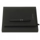 Parure Stripe Soft Black (stylo plume & carnet A5)