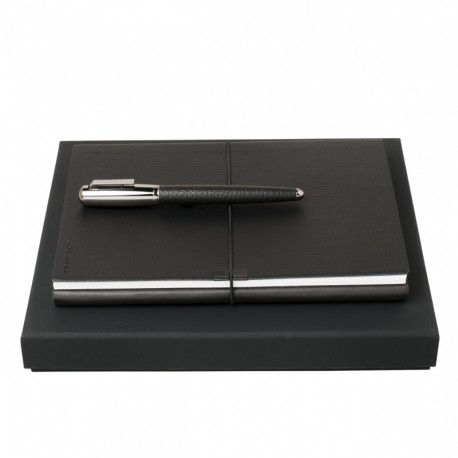 Parure HUGO BOSS (stylo roller & carnet A5)