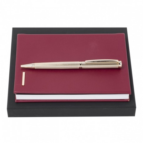 Parure HUGO BOSS (stylo bille & carnet A6)