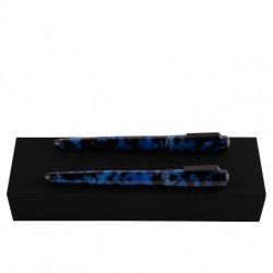 Parure Pure Acrylic Blue (stylo roller & stylo plume)