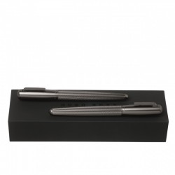 Parure Pure Matte Dark Chrome (stylo roller & stylo plume)