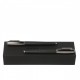 Parure Pure Leather Black (stylo roller & stylo plume)