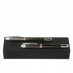 Parure Bold Black (stylo roller & stylo plume)