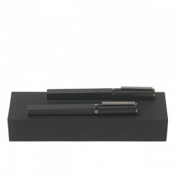 Parure Bauhaus Black (stylo roller & stylo plume)