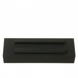 Parure Edge Black (stylo roller & stylo plume)