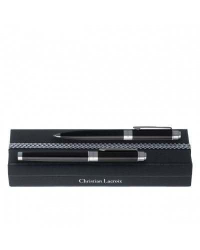 Parure Scribal Black (stylo bille & stylo plume)