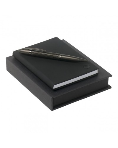 Parure Christian Lacroix Black (stylo bille & carnet A6)