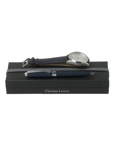 Parure Christian Lacroix (stylo bille & montre)