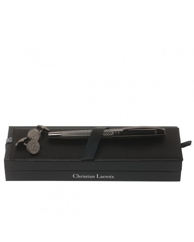 Parure Christian Lacroix (stylo roller & boutons de manchette)