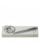 Parure Zoom Classic Silver (stylo bille & porte-clefs)