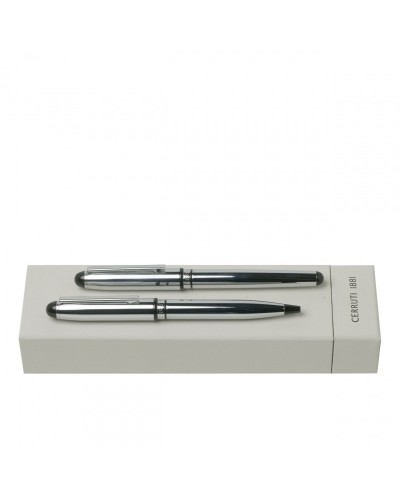 Parure Leap Chrome (stylo bille & stylo plume)