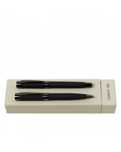 Parure Zoom Soft Black (stylo bille & stylo plume)