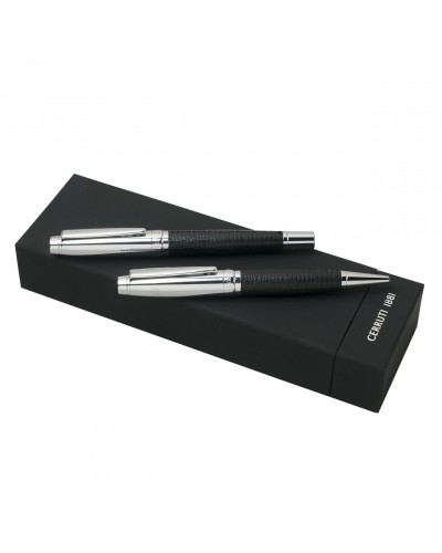 Parure Holt Pastel Grey (stylo bille & stylo roller)