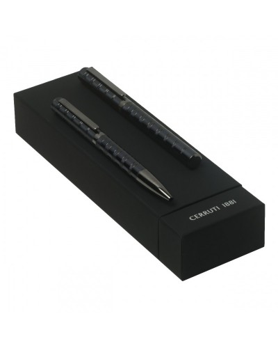 Parure Evolve Dark (stylo bille & stylo roller)