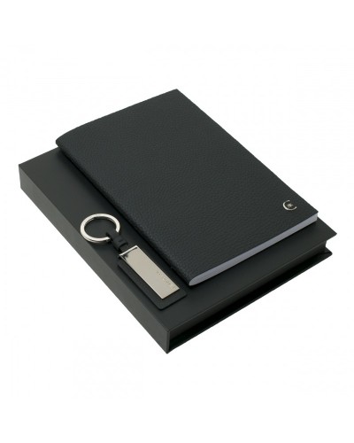 Parure Hamilton Black (carnet A5 & porte-clefs)