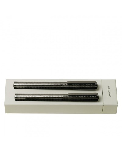 Parure Wilcox Pastel Grey (stylo roller & stylo plume)