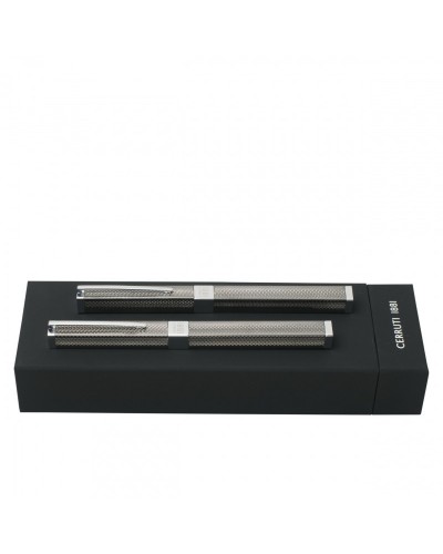 Parure Arrow Pastel Grey (stylo roller & stylo plume)