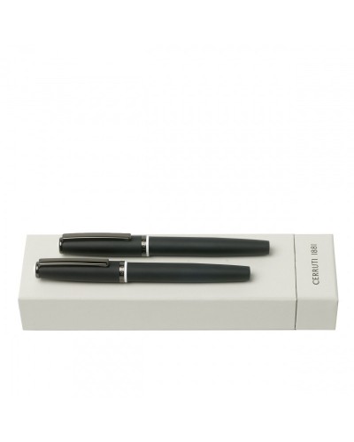 Parure Spring Black (stylo roller & stylo plume)