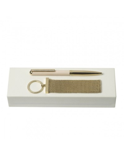 Parure Nina Ricci (stylo bille & porte-clefs)