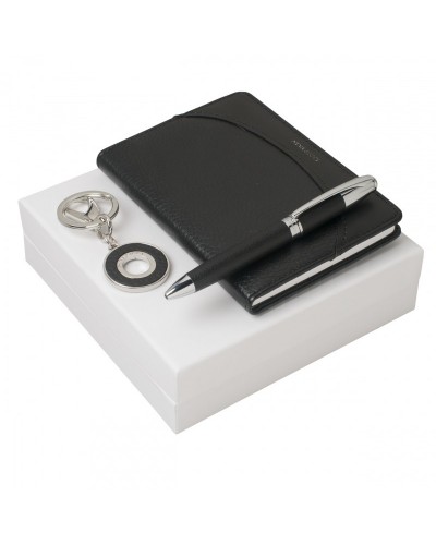 Parure Embrun (stylo bille, carnet A6 & porte-clefs)