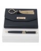 Parure Nina Ricci Marine (stylo bille, carnet A6 & porte-clefs)