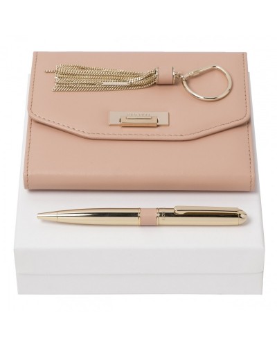 Parure Nina Ricci (stylo bille, carnet A6 & porte-clefs)