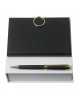 Parure Boucle Noir (stylo bille & carnet A6)