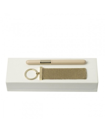 Parure Nina Ricci (stylo roller & porte-clefs)