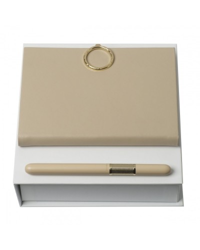 Parure Nina Ricci Nude (stylo roller & carnet A6)