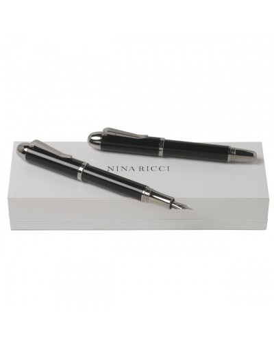 Parure Autographe Black (stylo roller & stylo plume)