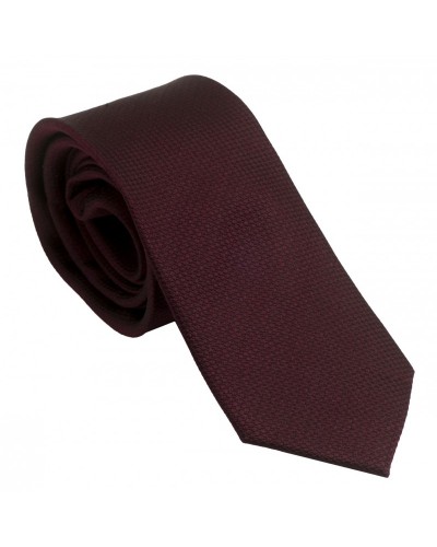 Cravate Soie Uomo Burgundy