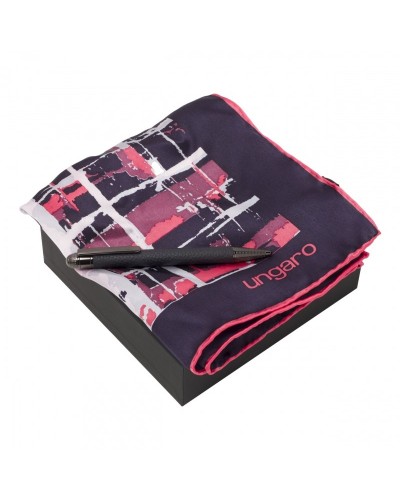 Parure Ungaro (stylo bille & foulard soie)