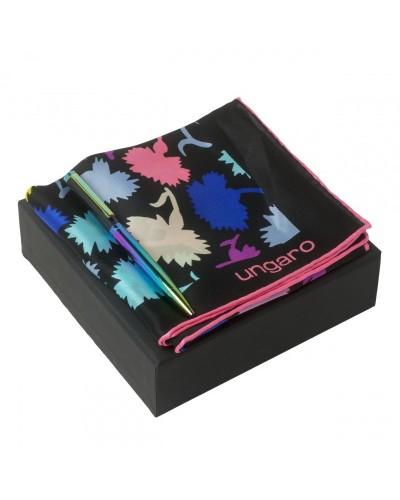 Parure Neon (stylo bille & foulard soie)