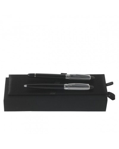 Parure Alceo Black (stylo bille & stylo roller)