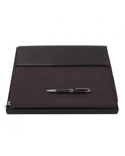 Parure HUGO BOSS (stylo bille & conférencier A4)