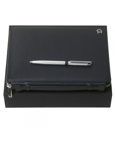 Parure HUGO BOSS (stylo bille & conférencier A5)