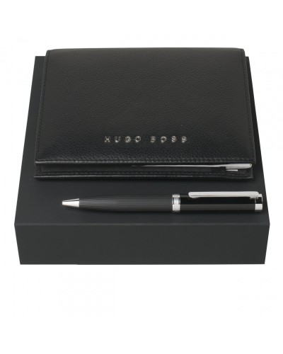 Parure HUGO BOSS (stylo bille & écritoire A6)